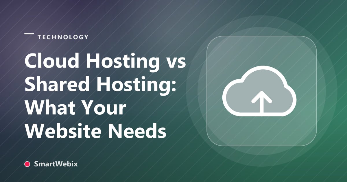 Cloud Hosting vs Shared Hosting: What Your Website Needs